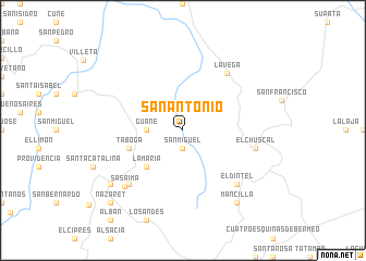 map of San Antonio