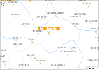 map of San Antonio