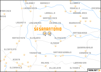 map of San Antonio