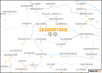 map of San Antonio