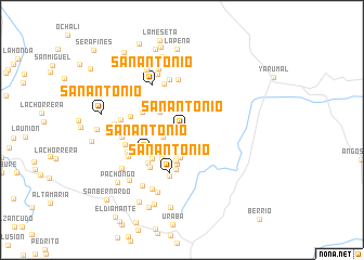 map of San Antonio