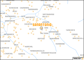 map of San Antonio