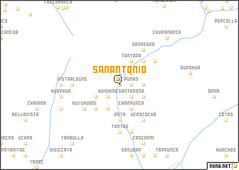 map of San Antonio