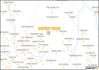 map of San Antonio