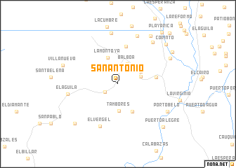 map of San Antonio