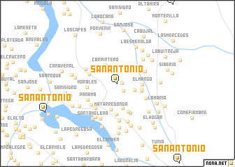 map of San Antonio