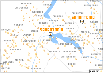 map of San Antonio