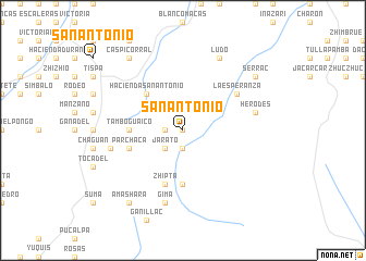 map of San Antonio