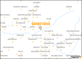 map of San Antonio