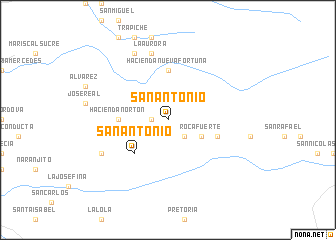map of San Antonio