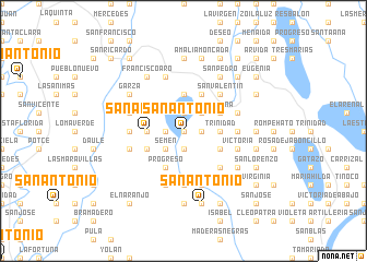 map of San Antonio