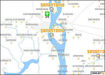 map of San Antonio