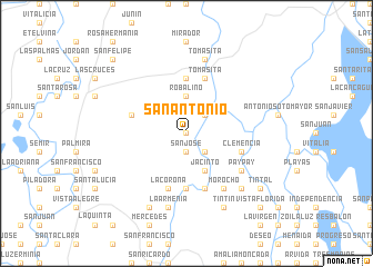 map of San Antonio