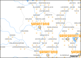 map of San Antonio