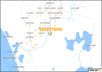 map of San Antonio