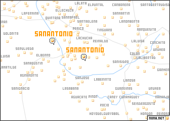 map of San Antonio