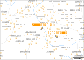 map of San Antonio