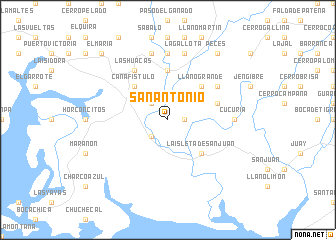 map of San Antonio