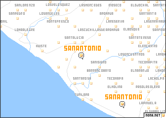 map of San Antonio