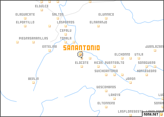 map of San Antonio