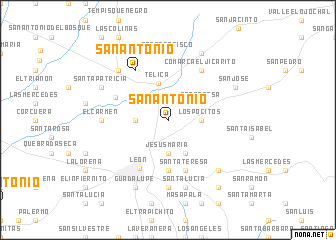 map of San Antonio