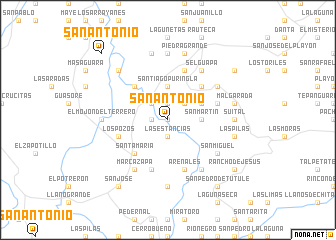 map of San Antonio