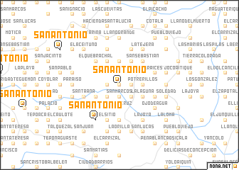 map of San Antonio