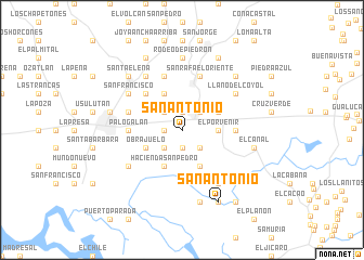 map of San Antonio