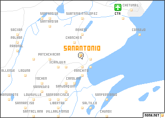 map of San Antonio