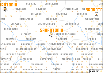 map of San Antonio