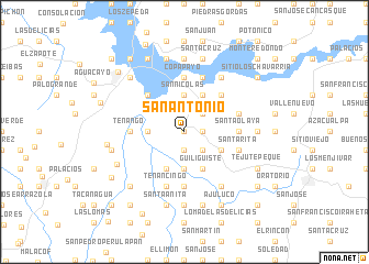 map of San Antonio