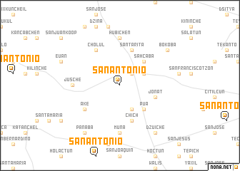 map of San Antonio