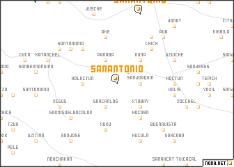 map of San Antonio