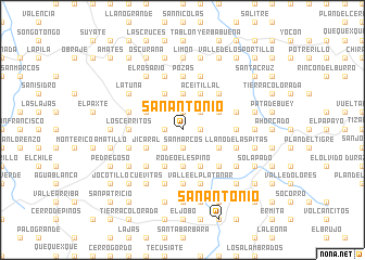 map of San Antonio