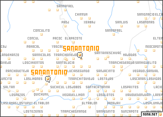 map of San Antonio