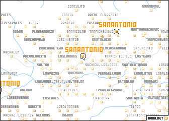 map of San Antonio