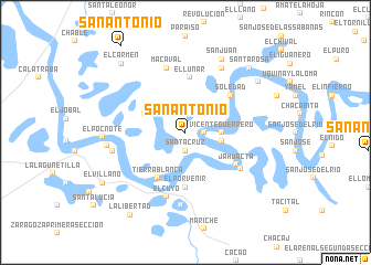 map of San Antonio