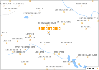 map of San Antonio