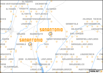 map of San Antonio