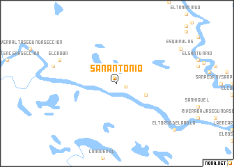 map of San Antonio