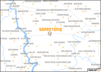 map of San Antonio