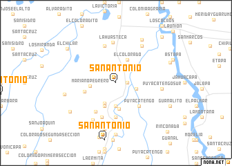 map of San Antonio