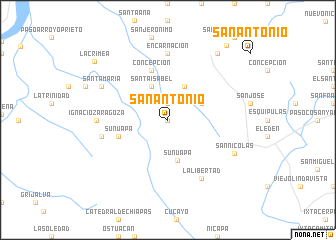 map of San Antonio