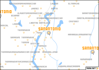 map of San Antonio