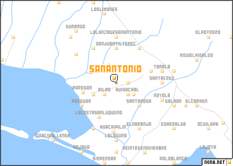 map of San Antonio