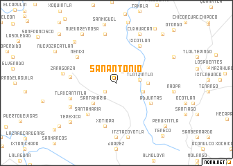 map of San Antonio