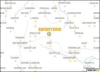 map of San Antonio