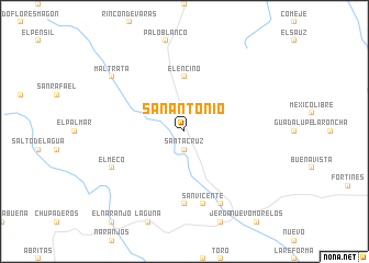 map of San Antonio