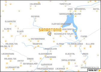 map of San Antonio