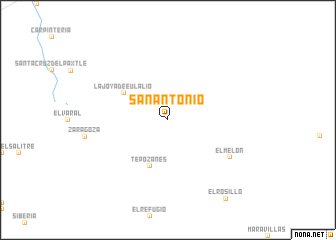 map of San Antonio